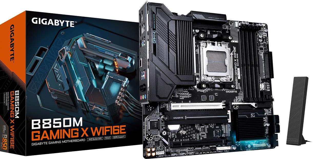 Материнская плата Gigabyte B850M GAMING X WF6E SocketAM5 AMD B850 4xDDR5 mATX AC`97 8ch(7.1) 2.5Gg RAID+HDMI фото 5