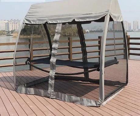 Гамак Art Home «Релакс» с москитной сеткой серый ОПТ фото 1