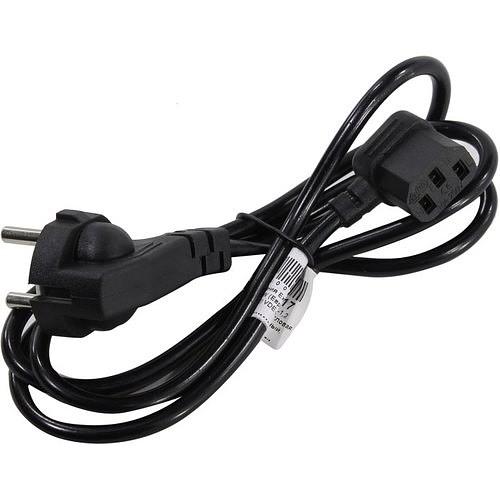 Exegate EX273393RUS Кабель питания ExeGate PC-1,2 OfficePC 450W (Евровилка Schuko ->С13 угловой) VDE-250V черный, 1.2м фото 1