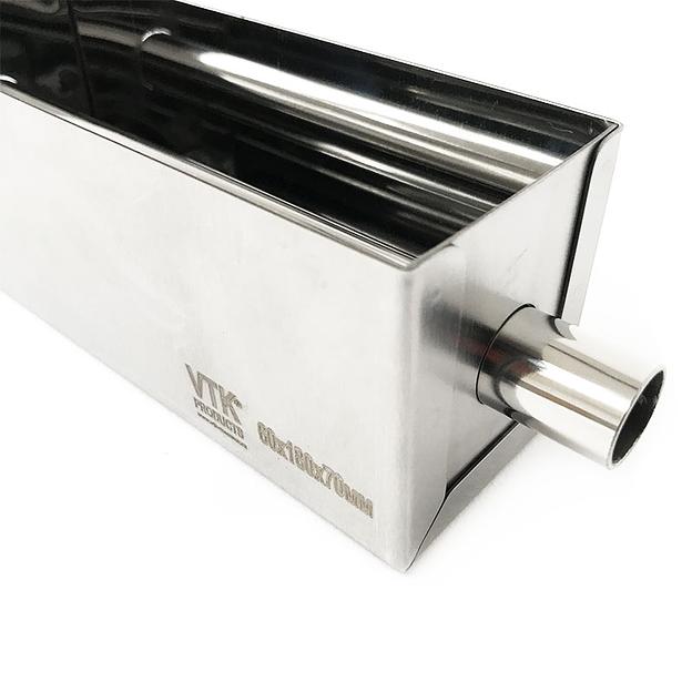 Форма для кекса с трубкой 180x60x70 мм нержавеющая сталь фото 3