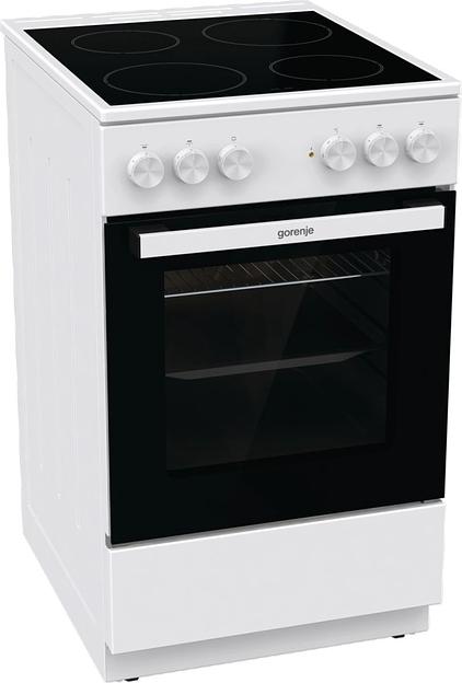 Плита Электрическая Gorenje GEC5A12WG-B белый стеклокерамика (без крышки) фото 2