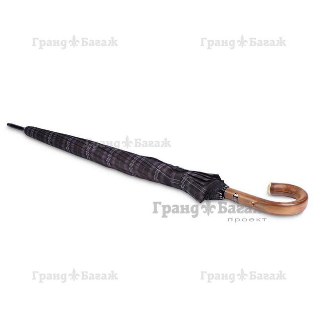 Зонт-трость Bugatti механический DOORMAN CHEK GREY 71762001BU фото 2