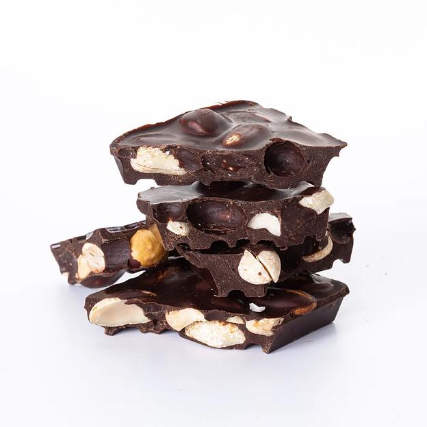 Тёмный шоколад Kreola с фундуком, миндалем, арахисом 60 г, опт фото 4