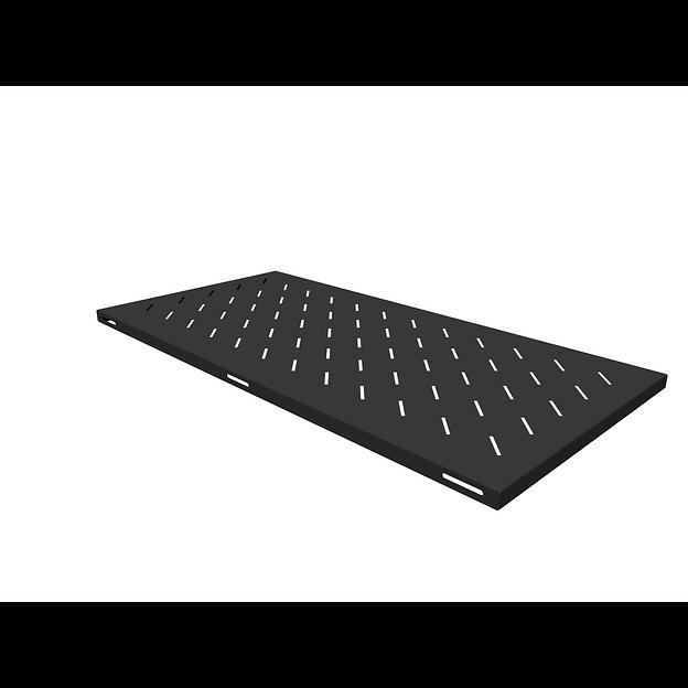 Полка стационарная для шкафов глубиной 1200мм, (глубина полки 950мм) распределенная нагрузка 20кг, цвет-черный (SNR-SHELF-12095-20B) фото 1