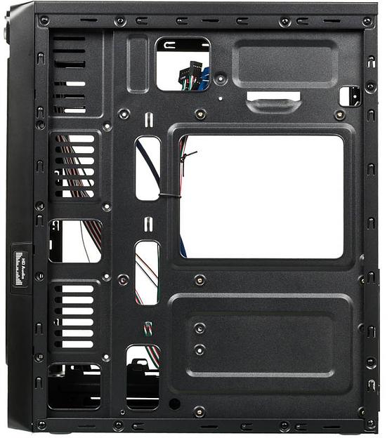 Корпус Accord E-01 черный без БП ATX 1x80mm 1x92mm 2x120mm 2xUSB2.0 1xUSB3.0 audio фото 8