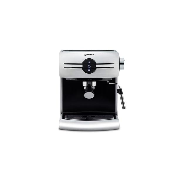 Кофеварка Vitek VT-1507, рожковая, серебристый фото 1