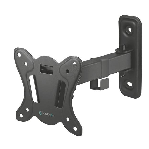 ONKRON NP14 кронштейн для телевизора 10"-32" наклонно-поворотный, чёрный фото 1