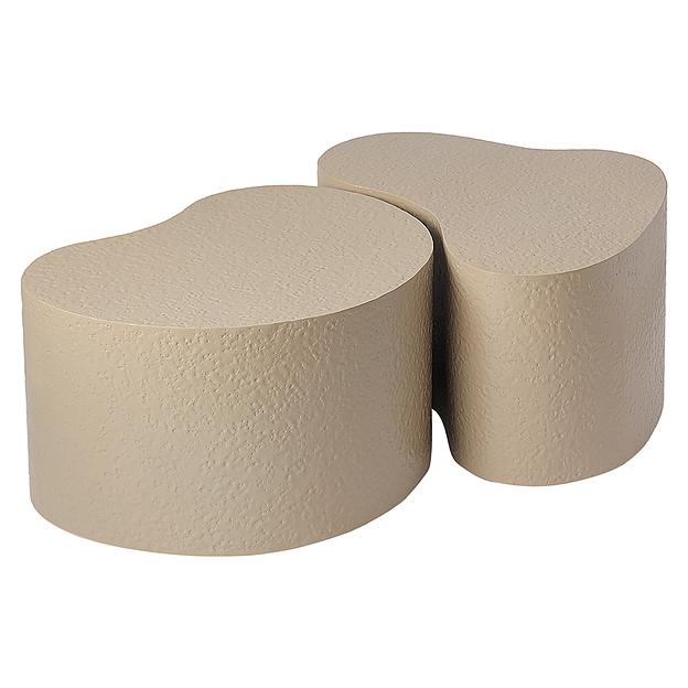 Набор из 2-х столиков Grannis, бежевые фото 3