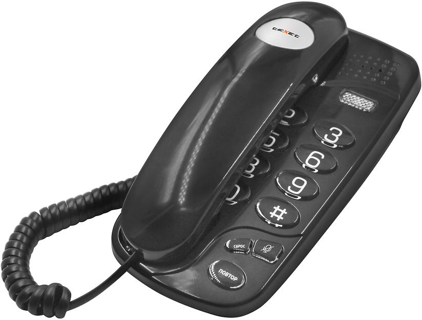 TEXET TX-238 черный фото 2