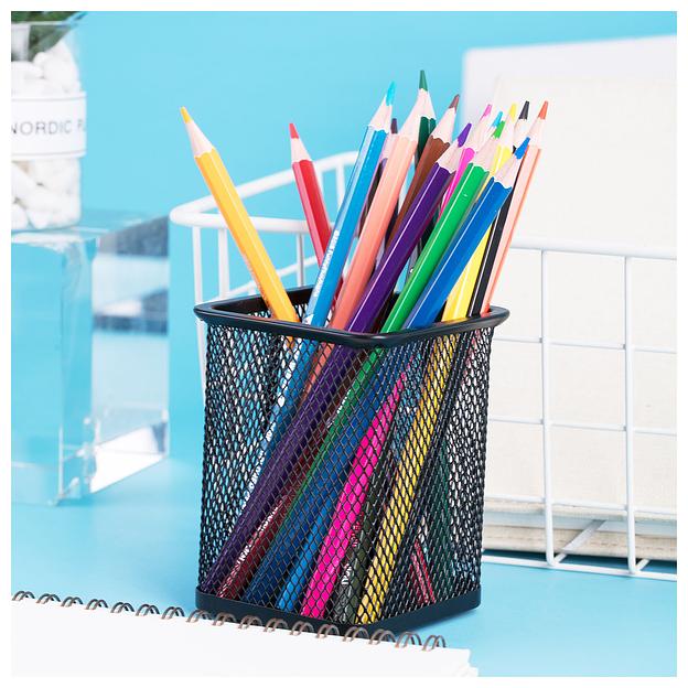 Карандаши цв. Deli EC00817 Super Wings шестигран. тополь 18цв. туба пл. фото 6