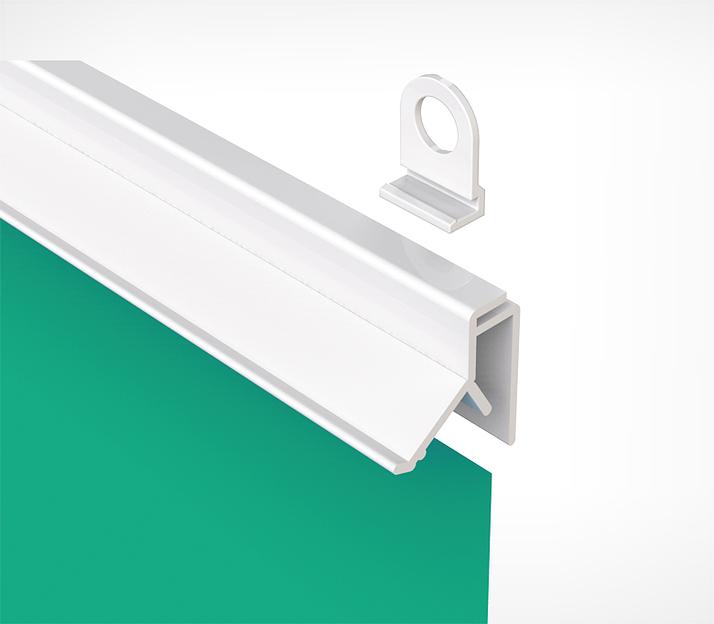 Пластиковый защелкивающийся профиль CLICKER 1200 фото 1