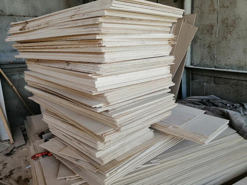 Фанера для лазерной резки, сорт 2/2, 6 мм, 300х500 мм фото 6