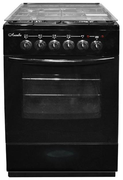 Плита Комбинированная Лысьва ЭГ 401 МС-2у черный (стеклянная крышка) фото 1