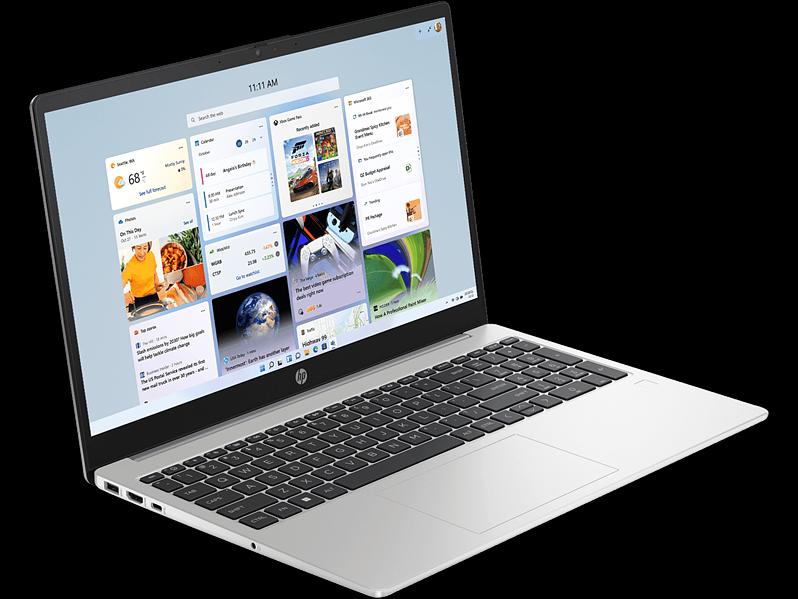 Ноутбук без сумки HP 250 G10 Core i3-1315U 15.6 FHD (1920x1080) AG UWVA 8GB (1x8GB) DDR4,512GB SSD Backlit,41WHr,1.5kg,1y Silver,DOS,KB Eng (8A5C8EA) фото 2