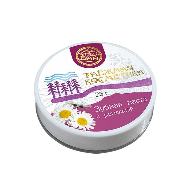 Зубная паста с ромашкой Алтын Бай 25 г «Таёжная косметика», опт фото 2