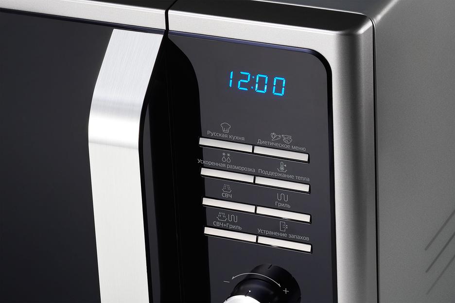 Samsung MG23F302TQS/BW Микроволновая печь, 23л, 800Вт, серебристый фото 9