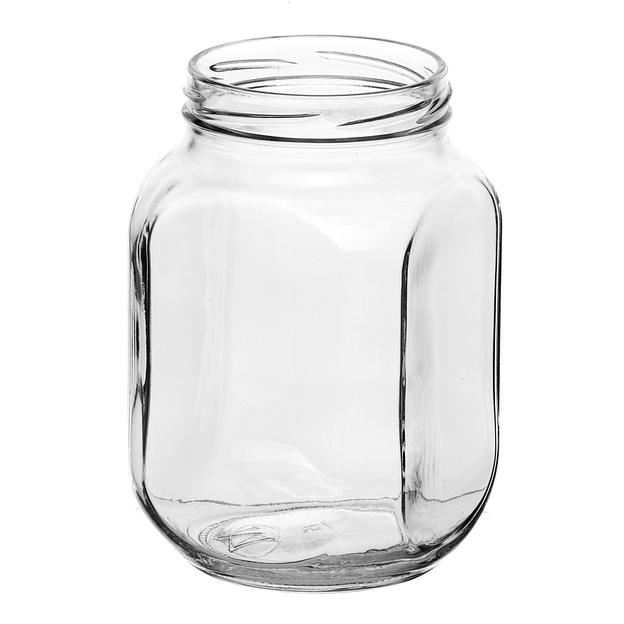 Банка стеклянная ТО-82 «Глория» кубик 0,9 л опт фото 1