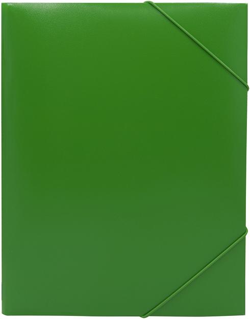 Папка на резинке Silwerhof Eco SE-PR04GRN A4 пластик 0.5мм кор.15мм зеленый фото 1