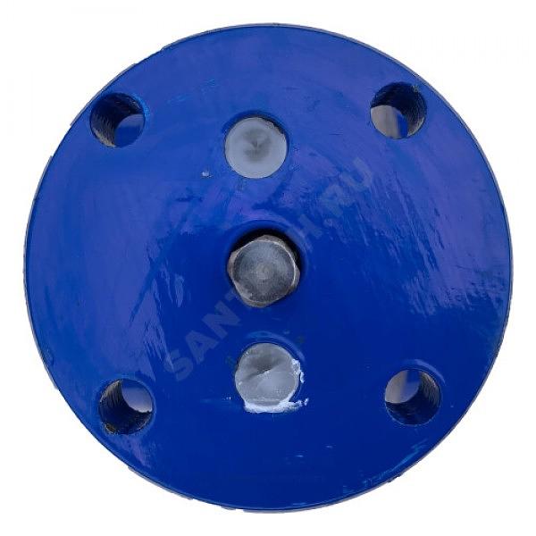 Задвижка чугун 30ч939р  МЗВ обрезиненный клин Ду 350 Ру10/16 фл под эл/привод  . фото 4