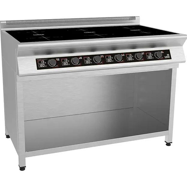 Плита индукционная на полузакрытой подставке 6 конфорок Кобор I7-6S1 фото 1