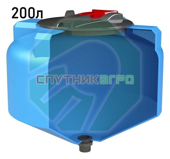 Ёмкость вертикальная с конусным дном ВЦК77-200 фото 1