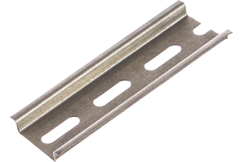 Iek YDN10-00100 DIN-рейка (10см) оцинкованная фото 1