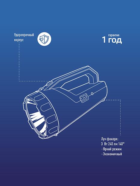Прожектор Космос белый лам.:светодиод. (KOCACCU9191LED) фото 5