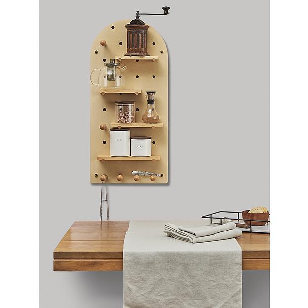 Пегборд Shely, 38х80 см, светлое дерево фото 8