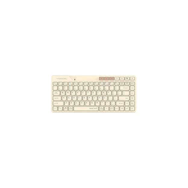 Клавиатура A4TECH Fstyler FBK26C AS, USB, Bluetooth/Радиоканал, бежевый фото 1