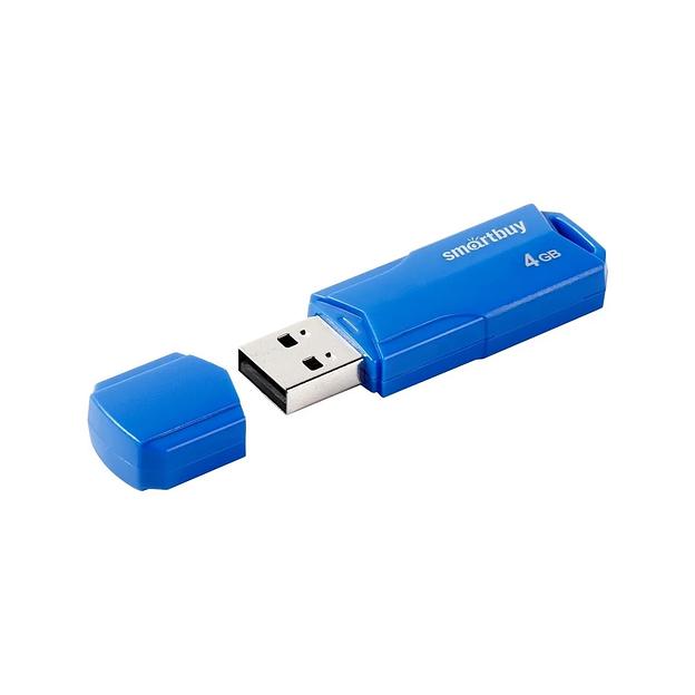 Smartbuy USB Drive 4Gb CLUE Blue (SB4GBCLU-BU) фото 1