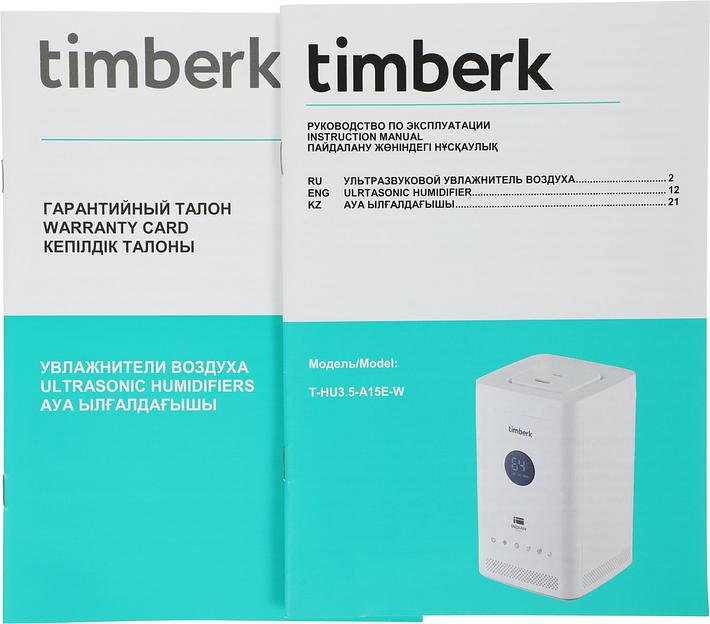 Увлажнитель воздуха Timberk T-HU3.5-A15E-W (ультразвуковой) белый фото 7