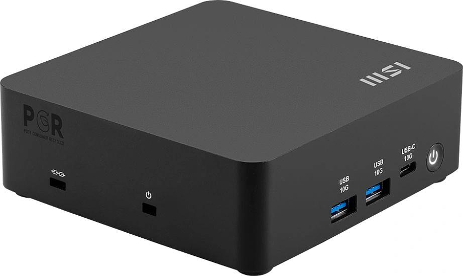 Неттоп MSI Cubi NUC AI 1UMG-043XRU Core Ultra 5 125H (1.2) 16Gb SSD512Gb Graphics CR без ОС 2xGbitEth WiFi BT 120W черный (9S6-B20911-043) фото 1