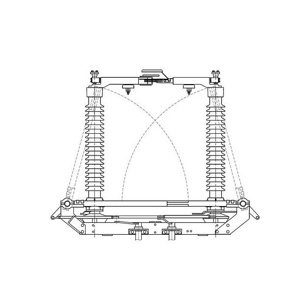 Разъединители горизонтально-поворотного типа РГ-ОП-110/1000УХЛ1 фото 1