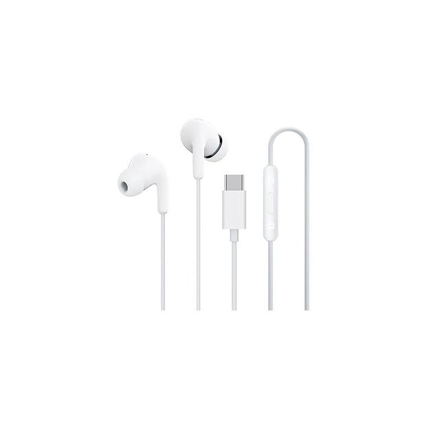 Наушники Xiaomi Type-C Earphones, USB Type-C, внутриканальные, белый [bhr8931gl] фото 1