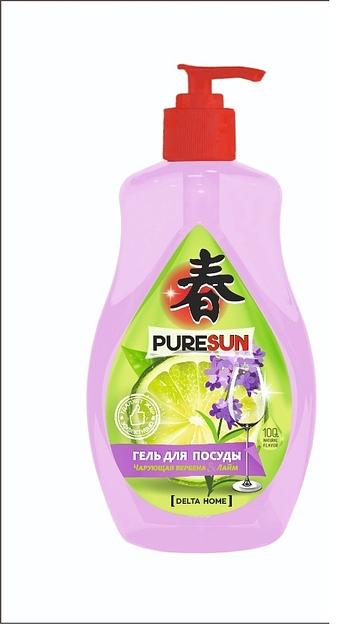 Средство для мытья посуды «Puresun» с ароматом вербены ОПТ фото 1