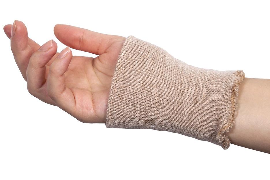 Трикотажные манжеты коричневые фото 2