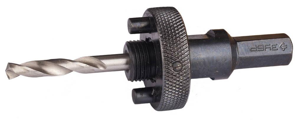 ЗУБР ЭКСПЕРТ-К8 HEX 3/8″ (9,5 мм) державка быстросъемная для биметаллических коронок 32-210 мм (29534) фото 1