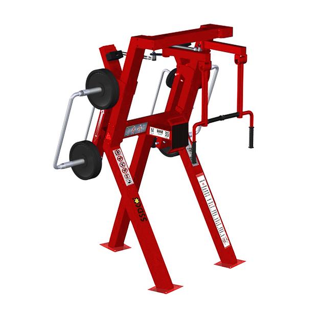 Уличный силовой тренажёр «Разведение рук стоя с изменяемой нагрузкой» ТРС.08 фото 1