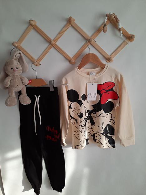 Костюм «Микки маус» Лонгслив+штаны фото 1