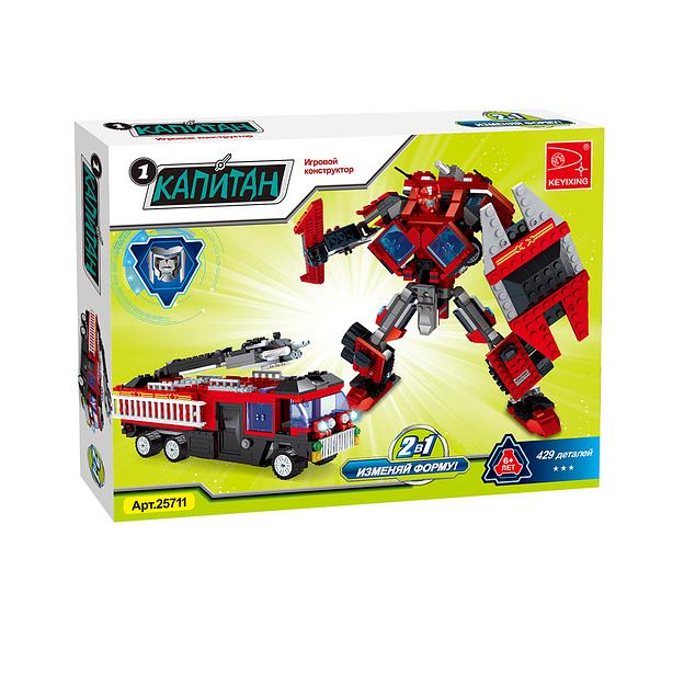 Игровой конструктор Keyixing 25711 КАПИТАН (429 деталей в наборе) 25711 фото 1