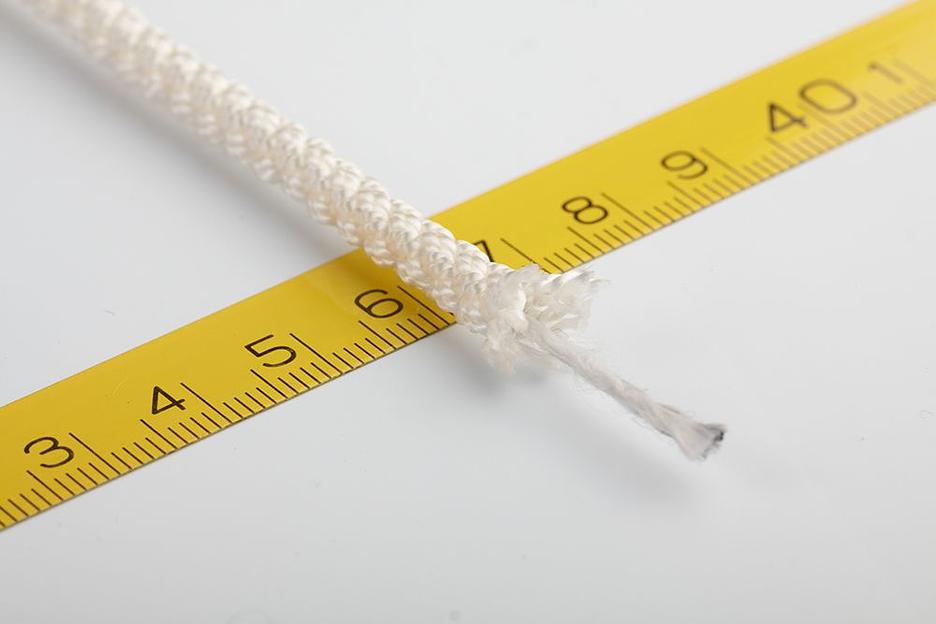 Фал силовой плетеный полимерный белый 10мм*50м фото 1