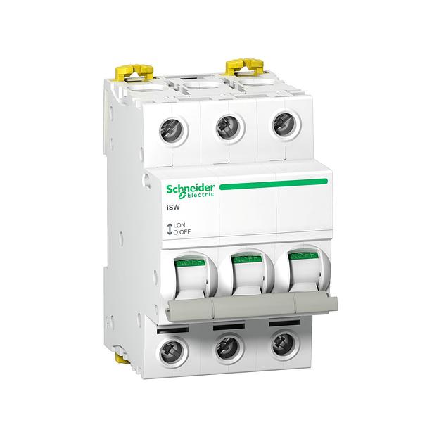 Выключатель нагрузки SE A9S65363 iSW 3П 63A фото 1