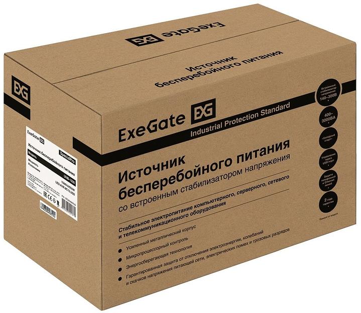 Exegate EP285496RUS ИБП ExeGate SpecialPro UNB-1500.LED.AVR.C13.RJ.USB <1500VA/950W, LED, AVR, 6*IEC-C13, RJ45/11, USB, Black> фото 4