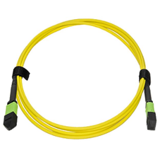 Патчкорд оптический MPO/APC FF SM, 12 волокон, 3 метра (Cross) фото 2