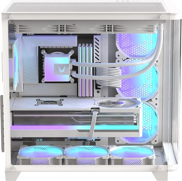 Корпус Formula Crystal U2 белый без БП ATX 1xUSB2.0 1xUSB3.0 1xUSB3.1 audio bott PSU фото 6