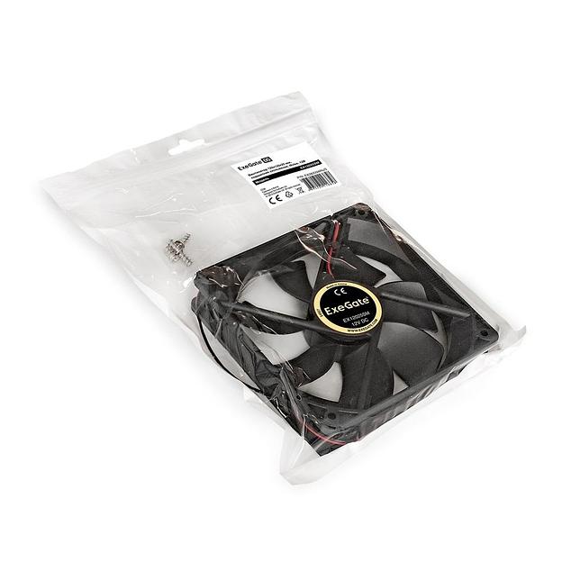 Вентилятор ExeGate EX12025SM (EX283394RUS) 120x120x25 мм, Sleeve bearing (подшипник скольжения), Molex, 1200RPM, 19dBA фото 5