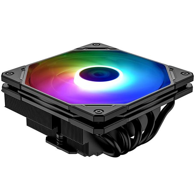 Вентилятор для процессора ID-Cooling IS-55 ARGB 125W/PWM/all Intel /AMD AM4, AM5/ Low profile/Screws фото 1