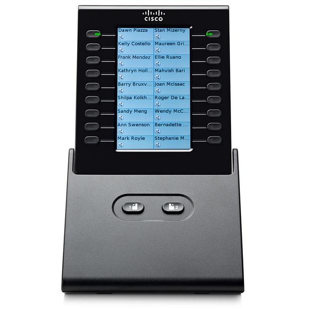Блок расширения Cisco CP-CKEM-C для телефонных аппаратов Cisco CP-8900, CP-9900, черный фото 4