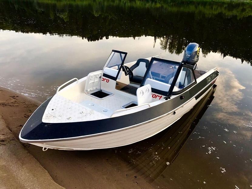 Алюминиевый катер Тактика 460 Prosport, 480*180*77 см фото 4