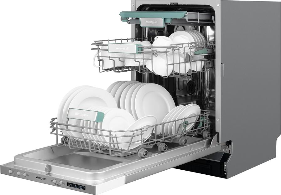 Посудомоечная машина встраив. Weissgauff BDW 4533 D Timer Floor узкая фото 7